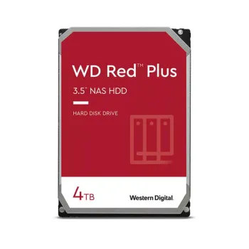 Disco Duro Western Digital Red Plus - 3.5" - 4TB - SATA - para NAS - WD40EFPX