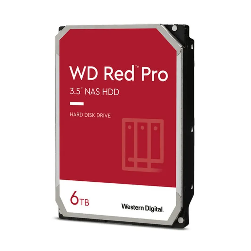 Disco Duro Western Digital WD Red Pro - 3.5" - 6TB - SATA III - para NAS - WD6005FFBX