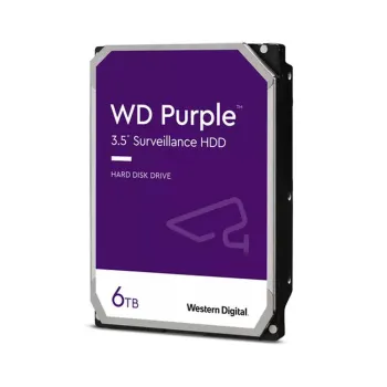Disco Duro Western Digital WD Purple - 3.5" - 6TB - SATA - 5400 RPM - WD64PURZ