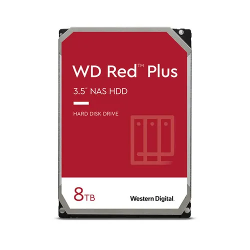 Disco Duro para NAS WD Red Plus 3.5'' - 8TB - SATA - 5640RPM - WD80EFPX Disco Duro para NAS WD Red Plus 3.5'' - 8TB - SATA - 5640RPM - WD80EFPX