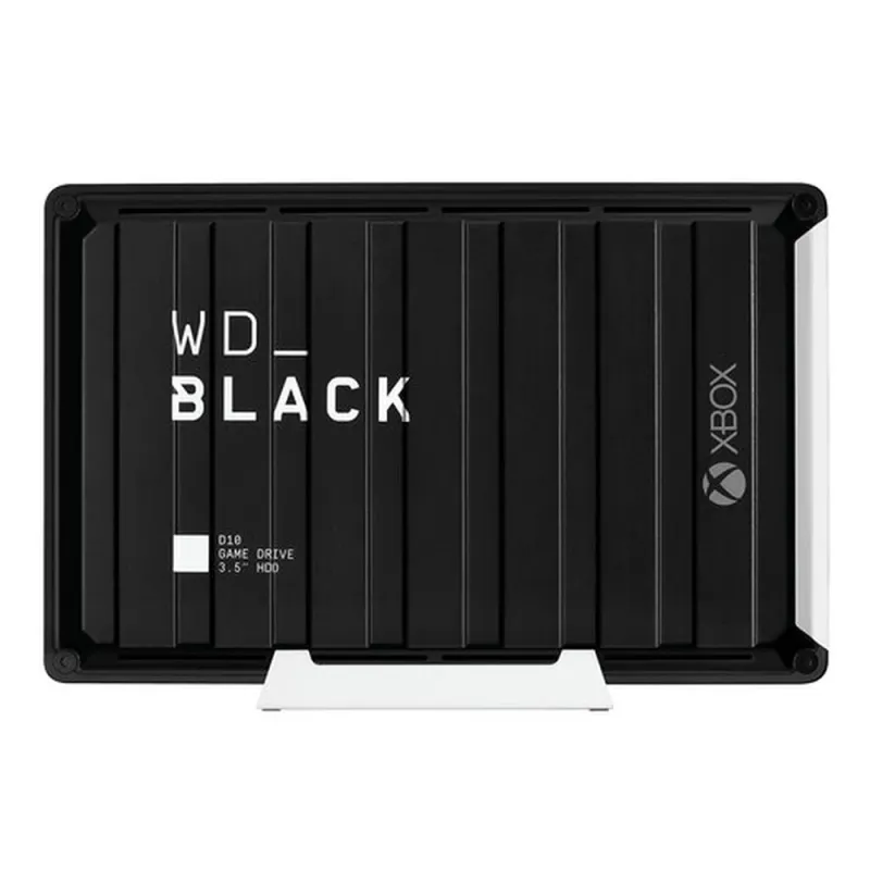 Disco Duro Externo Western Digital Black D10 - 3.5" - 12TB - USB 3.2 - Para Xbox One - Negro  - WDBA5E0120HBK-NESN