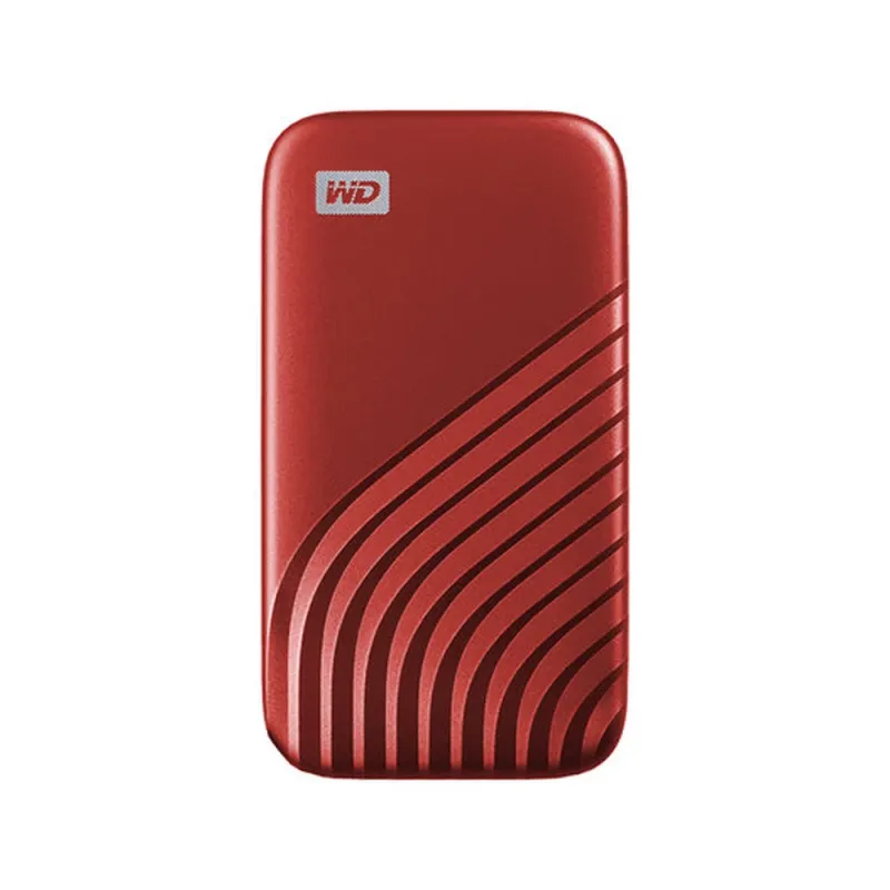 Unidad de Estado Sólido Externo Western Digital My Passport - 1TB - USB 3.2 - Rojo - WDBAGF0010BRD-WESN