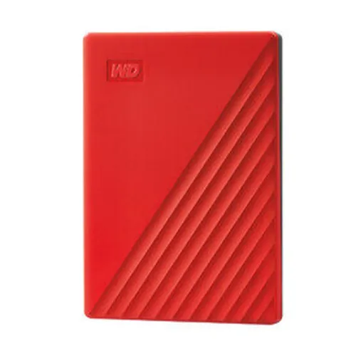 Disco Duro Externo Western Digital My Passport - 2.5" - 4TB - USB 3.0 - para Windows - Rojo - WDBPKJ0040BRD-WESN