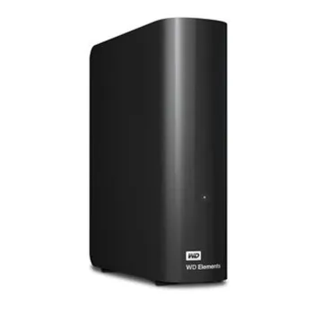 Disco Duro Externo Western Digital WD Elements - 4TB - USB 3.0 - Windows/Mac - Negro - WDBWLG0040HBK-NESN