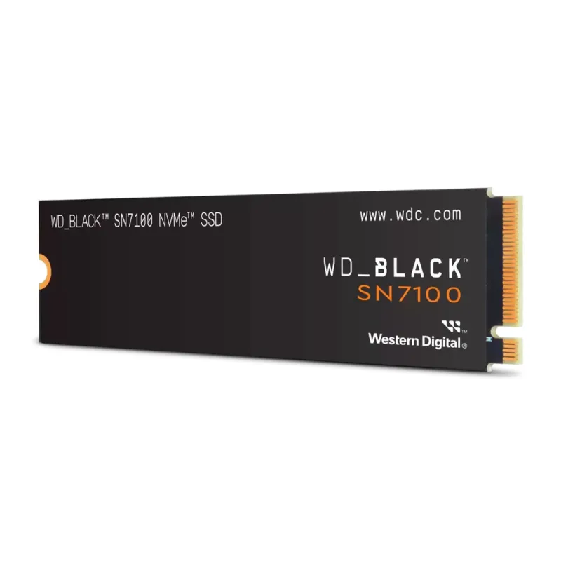 SSD Western Digital BLACK SN7100 NVMe - 1TB - M.2 - 6900 MB/s Escritura - 7250 MB/s Lectura - PCI Express 4.0 - WDS100T4X0E-00CJA0