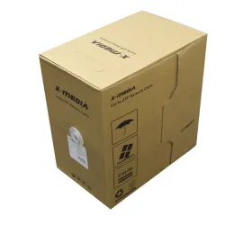 Cable de Red X-Media XM-C6-1000-BU - UTP - Cat6 - 305 Mts - Azul - XM-C6-1000-BU Cable de Red X-Media XM-C6-1000-BU - UTP - Cat6 - 305 Mts - Azul - XM-C6-1000-BU