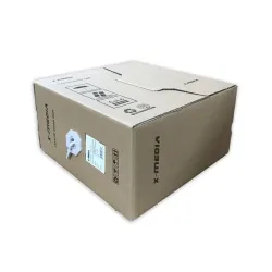 Bobina X-Media XM-C6BC-1K-GY - Cat6 - 305 m - 24 AWG - Gris - XM-C6BC-1K-GY