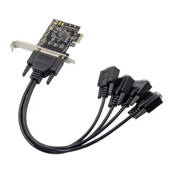 Tarjeta de Expansión X-Media XM-PEX-4S - PCI Expres - 4x DB9 RS232 - XM-PEX-4S