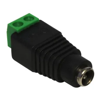 Conector Xcase VVCONEC53 - 2.1/5.5mm - Hembra a conector terminal para atornillar - VVCONEC53