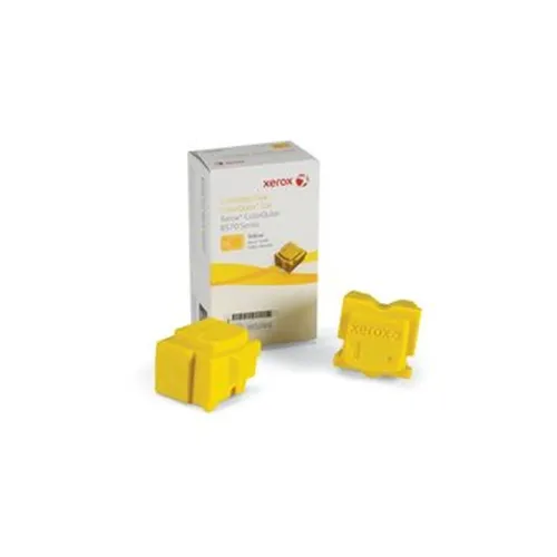Tinta Sólida Xerox 108R00938 - Amarilla - 4,400 Páginas - Caja con 2 Piezas - 108R00938