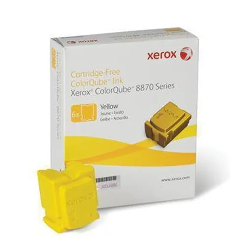 Tinta Sólida Xerox 108R00960 - Amarilla - 17,300 Páginas - Caja con 6 Piezas - 108R00960