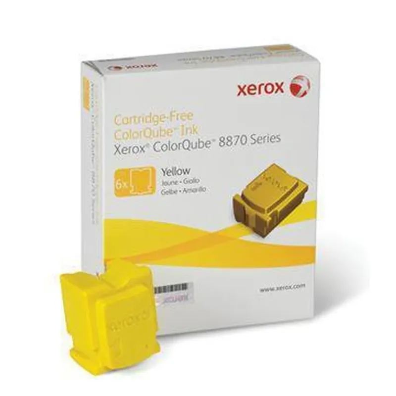 Tinta Sólida Xerox 108R00960 - Amarilla - 17,300 Páginas - Caja con 6 Piezas - 108R00960