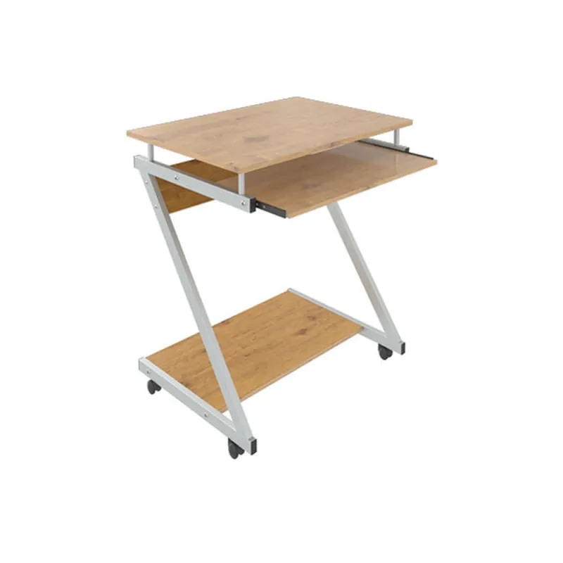 Escritorio para Computadora Xtech XTF-CD192 - 4 Ruedas - PVC - Metal - Café - XTF-CD192