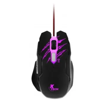 Mouse Gamer Xtech Lethal haze - Alámbrico - 6 Botones - LED - XTM-610