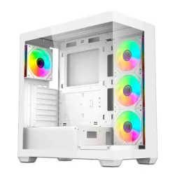 Gabinete Gamer XZeal XZ-140 - Media Torre - ATX/Micro-ATX/Mini-ITX - Panel Lateral - Blanco - XZCGB08W Gabinete Gamer XZeal XZ-140 - Media Torre - ATX/Micro-ATX/Mini-ITX - Panel Lateral - Blanco - XZCGB08W