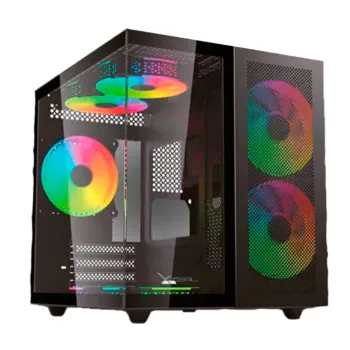 Gabinete Gamer XZeal CXi1 - Mini Torre - Micro ATX/Mini ITX - Panel Lateral - XZGAMC1B