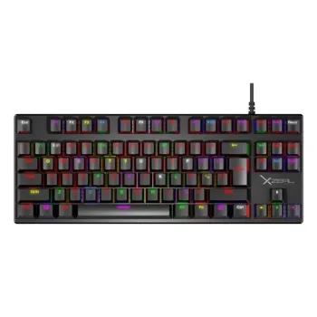 Teclado Gamer XZeal XZ1020 - Alámbrico - USB - Multimedia - LED - Negro - XZKX020B