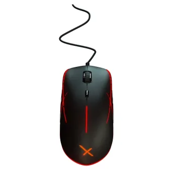 Mouse Gamer XZeal XZ930 - Alámbrico - 8 Botones - Ambidiestro - RGB - XZMX930B