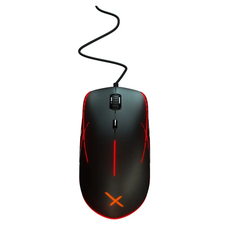 Mouse Gamer XZeal XZ930 - Alámbrico - 8 Botones - Ambidiestro - RGB - XZMX930B