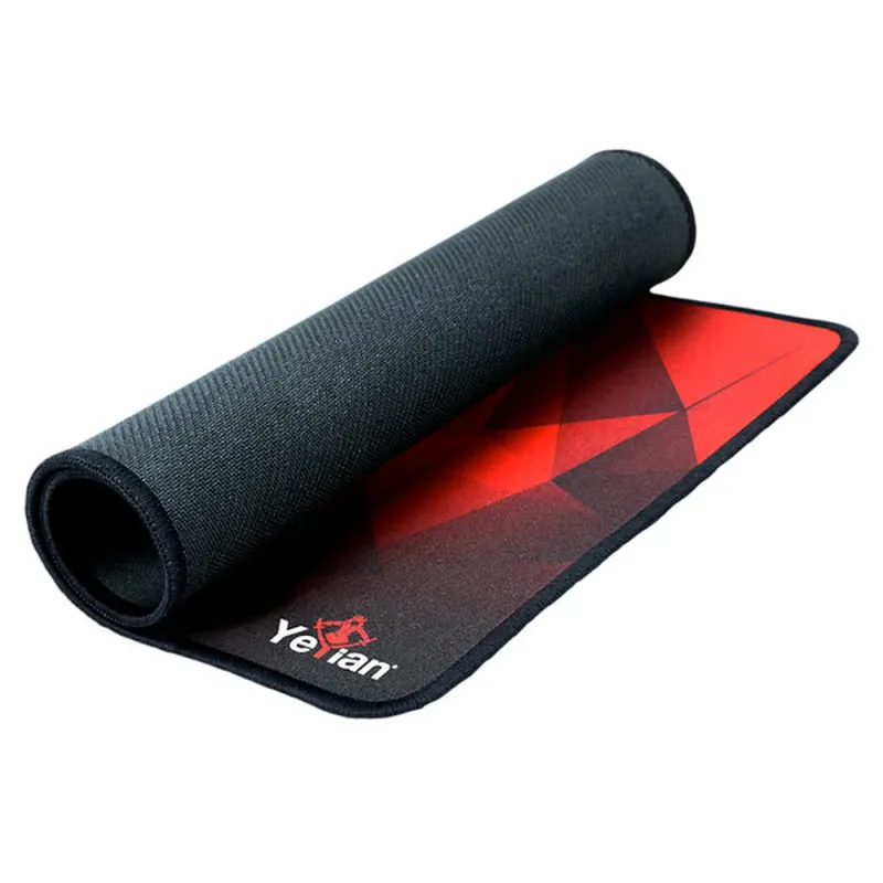 Mouse Pad Gamer YeYian Krieg 1050 - 500x360x3mm - Negro con Rojo - YSS-MP1050N