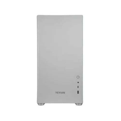 Gabinete Gamer YeYian Hussar Plus - Media Torre - ATX/Micro ATX/Mini ITX - Panel Lateral - Blanco - YCM-ASHUS-01WH