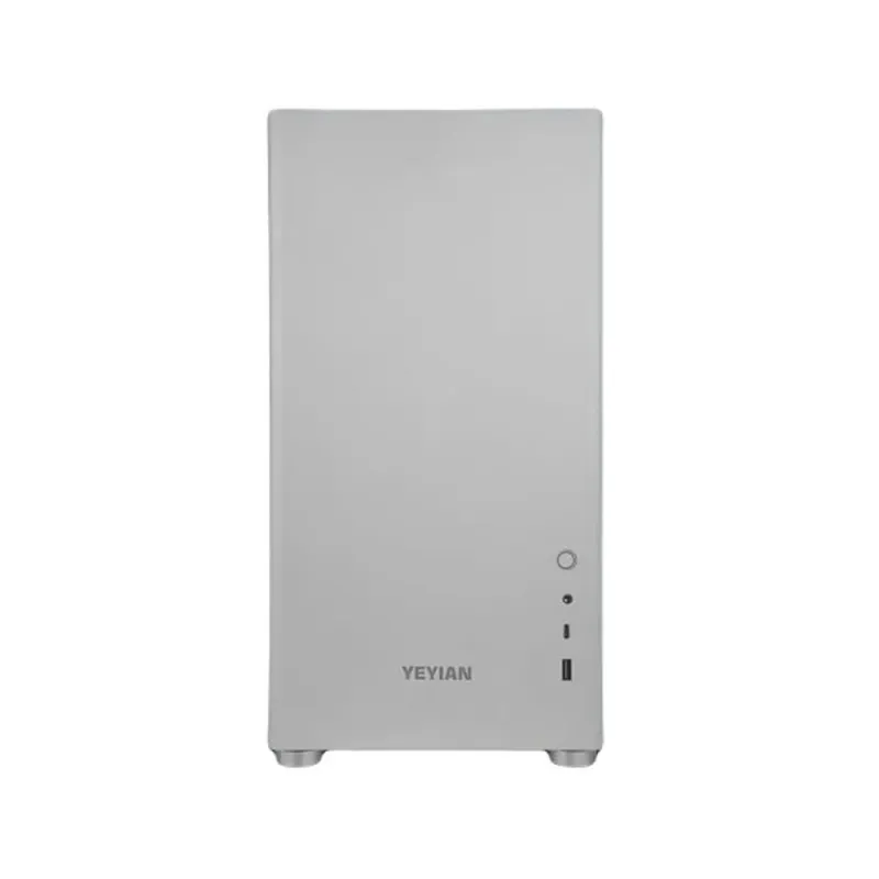 Gabinete Gamer YeYian Hussar Plus - Media Torre - ATX/Micro ATX/Mini ITX - Panel Lateral - Blanco - YCM-ASHUS-01WH