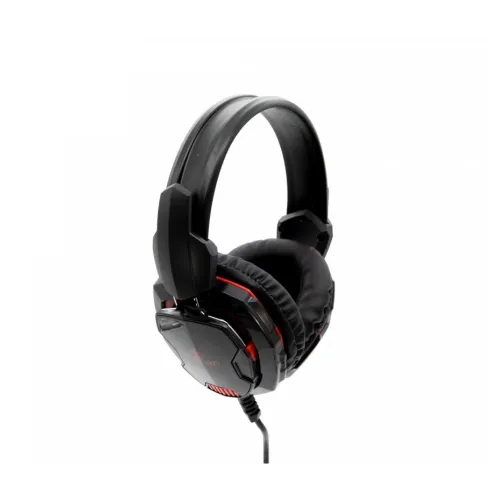 Diadema Gamer Yeyian Tempest Alámbrico Micrófono Negro Con Rojo - YH2000