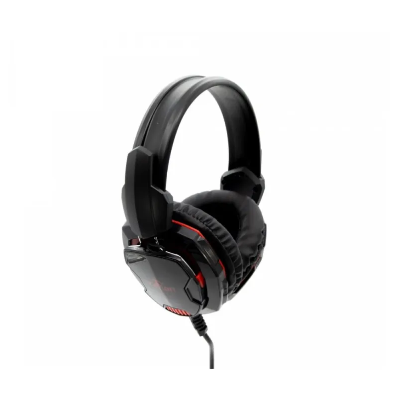Diadema Gamer Yeyian Tempest Alámbrico Micrófono Negro Con Rojo - YH2000