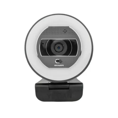 Cámara Web YeYian - 2K Ultra HD - Micrófono - USB - Aro de Luz - Negro - YPW-QHDAF-M1 Cámara Web YeYian - 2K Ultra HD - Micrófono - USB - Aro de Luz - Negro - YPW-QHDAF-M1
