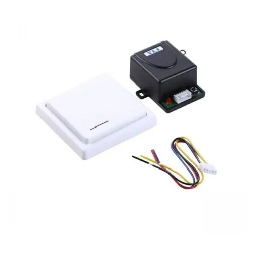 Botón Inalámbrico de Pared YLI WBK400RC - Con relevador para Control de Acceso - WBK-400RC