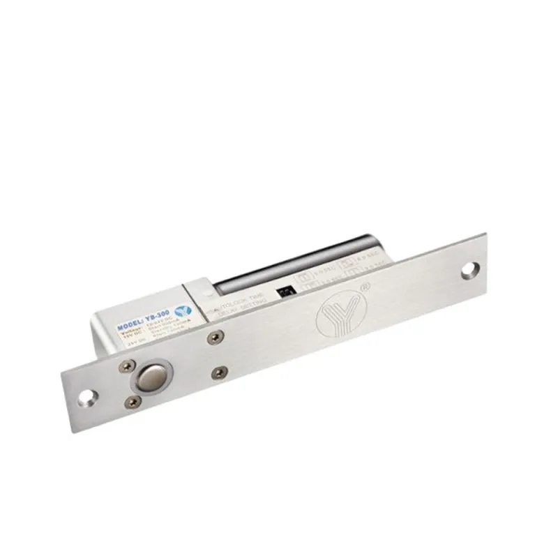 Cerradura eléctrica de perno YLI YB300 - Para control de acceso - Compatible con soporte de fijación BBK600 - YB-300