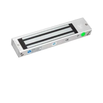 Cerradura Magnética YLI YM180NLED - 180kg fuerza de sujeción - Compatible con soporte MBK180NLC y MBK180NZL - Para puerta de madera, vidrio o metal - YM-180N(LED)