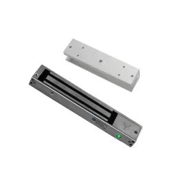 Cerradura Magnética YLI YM280NLED - Incluye Soporte para Puertas de Vidrio sin Marco MBK280UL - 280kg de Sujeción - YM-280N(LED)+ MBK-280UL