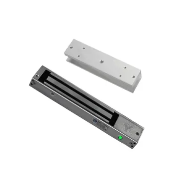 Cerradura Magnética YLI YM280NLED - Incluye Soporte para Puertas de Vidrio sin Marco MBK280UL - 280kg de Sujeción - YM-280N(LED)+ MBK-280UL