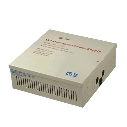 Fuente de Energía con Gabinete YLI YP902123 - Para Control de Acceso - Con Revelador NO y NC - Protección Contra Cortocircuito - YP-902-12-3