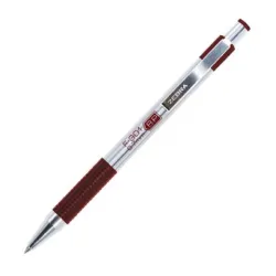 Bolígrafo Zebra - F-301 - Grip - Punto Fino - Tinta Color Vino - Cuerpo de Acero - Caja con 12 Piezas - 704VNOFNC012 Bolígrafo Zebra - F-301 - Grip - Punto Fino - Tinta Color Vino - Cuerpo de Acero - Caja con 12 Piezas - 704VNOFNC012