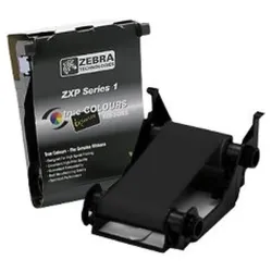 Cinta Zebra True Colours ix 800011-101 - Negro - 1000 Páginas - Para ZXP 1 - 800011-101