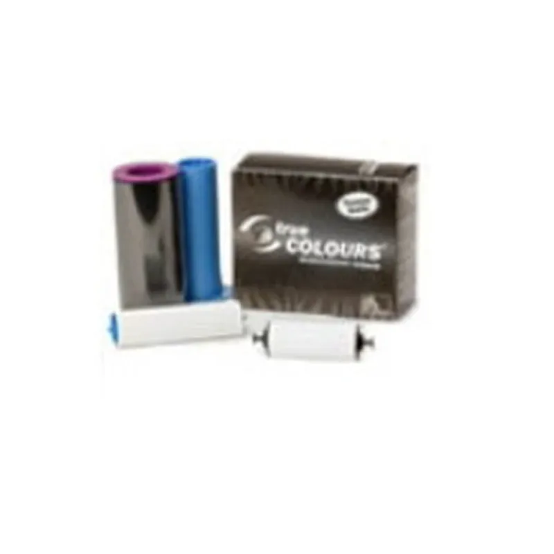 Cinta Zebra 800300-307 - 1500 Impresiones - para ZC100/ZC300 - Plata Metálico - 800300-307