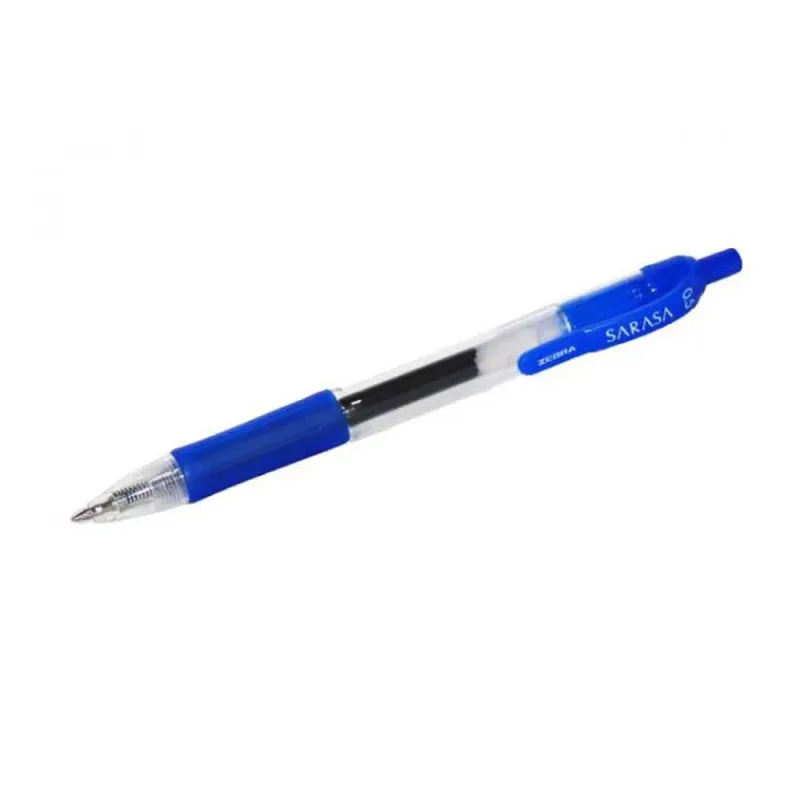 Bolígrafo Zebra Sarasa - Retractil - 5mm - Gel - Azul - 8851