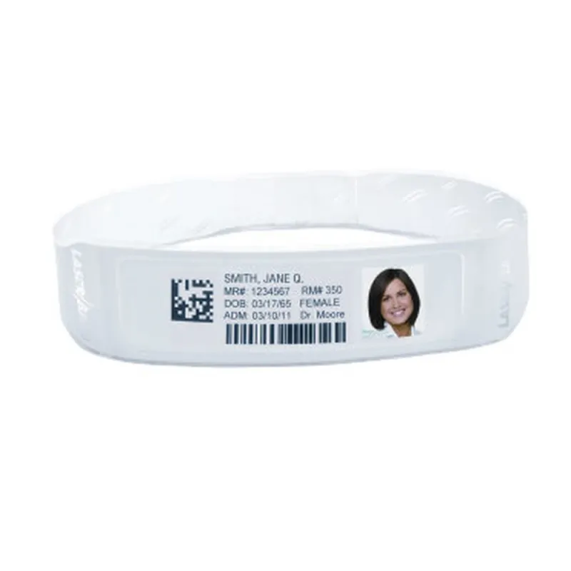 Banda Láser Zebra Technologies LaserBand2 Advanced - 9,62" x 0,87" - Blanco - LB2-ADULT-L3