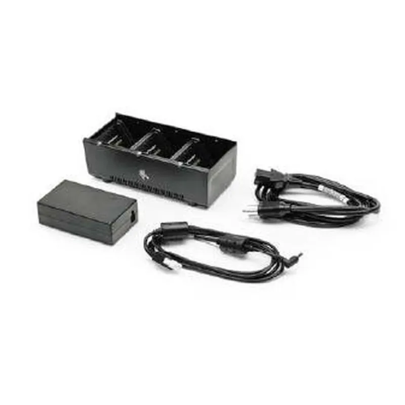 Centro de Carga Zebra Technologies - 3 Baterías - para ZQ600/QLn/ZQ500 - SAC-MPP-3BCHGUS1-01