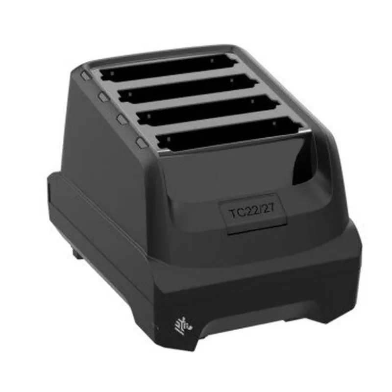 Cuna de Carga Zebra para 4 Baterías - Negro - para TC22/TC27 - SAC-TC2L-4SCHG-01