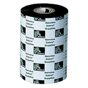 Ribbon Zebra Technologies 6100 Wax/Resin - 64mm x 74m - 06100GS06407