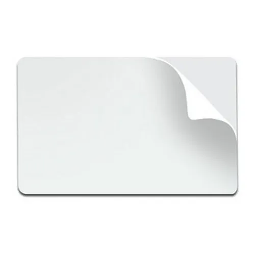 Tarjetas Zebra Technologies Premier PVC - 500 piezas - Adhesivo - 104523-010