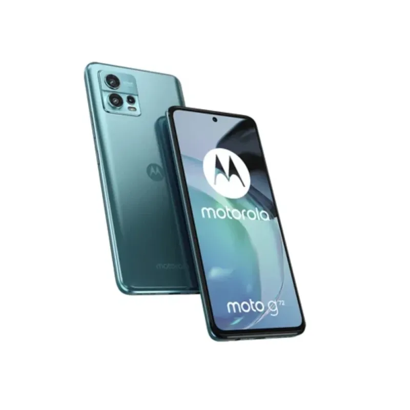 Smartphone Motorola Moto G72 - 6.6" - Mediatek Helio G99 - 6GB - 128GB - Cámaras 16MP/108MP - Android - Azul - MOTO G72-AZUL
