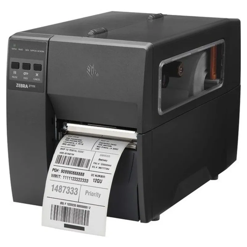 Impresora de Etiquetas Industrial Zebra Technologies ZT111 - Transferencia Térmica - 203 x 203 DPI - 104 mm - Ethernet - USB - ZT11142-T01000FZ