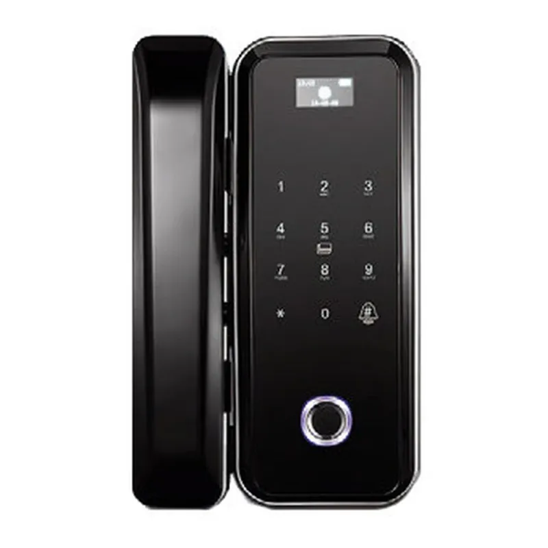 Cerradura ZKTeco GL300 - Biométrica - 100 Usuarios - Para Puertas de Vidrio - Ancho de Puerta de 8 a 13mm - GL300