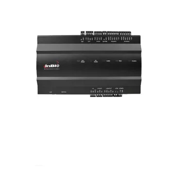 Panel de Control de Acceso ZKTeco INBIO160 - Para 1 Puerta - Hasta 2 Lectoras - 3000 Huellas - inBio160 Black with 3,000 FP