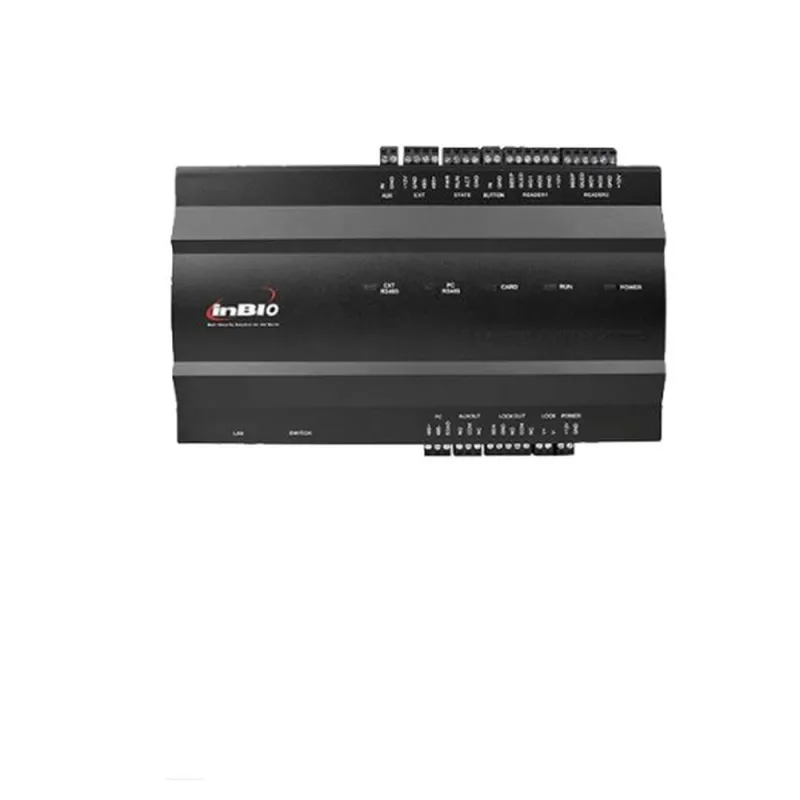 Panel de Control de Acceso ZKTeco INBIO160 - Para 1 Puerta - Hasta 2 Lectoras - 3000 Huellas - inBio160 Black with 3,000 FP