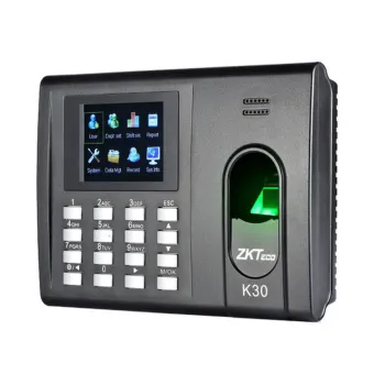 Lector Biométrico ZKTeco K30 - 2.8" - 500 Huellas - TCP/IP - USB - K-30